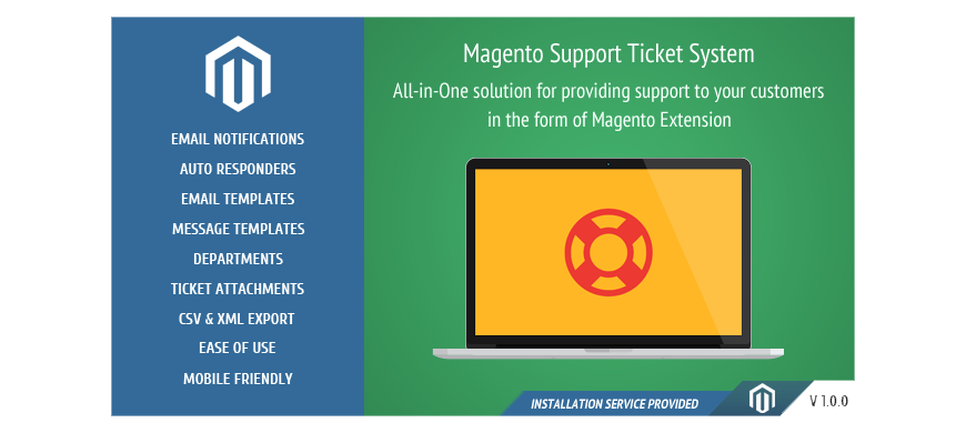 Support Ticket System for Magento