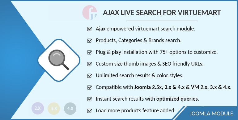 Ajax Live Search for Virtuemart